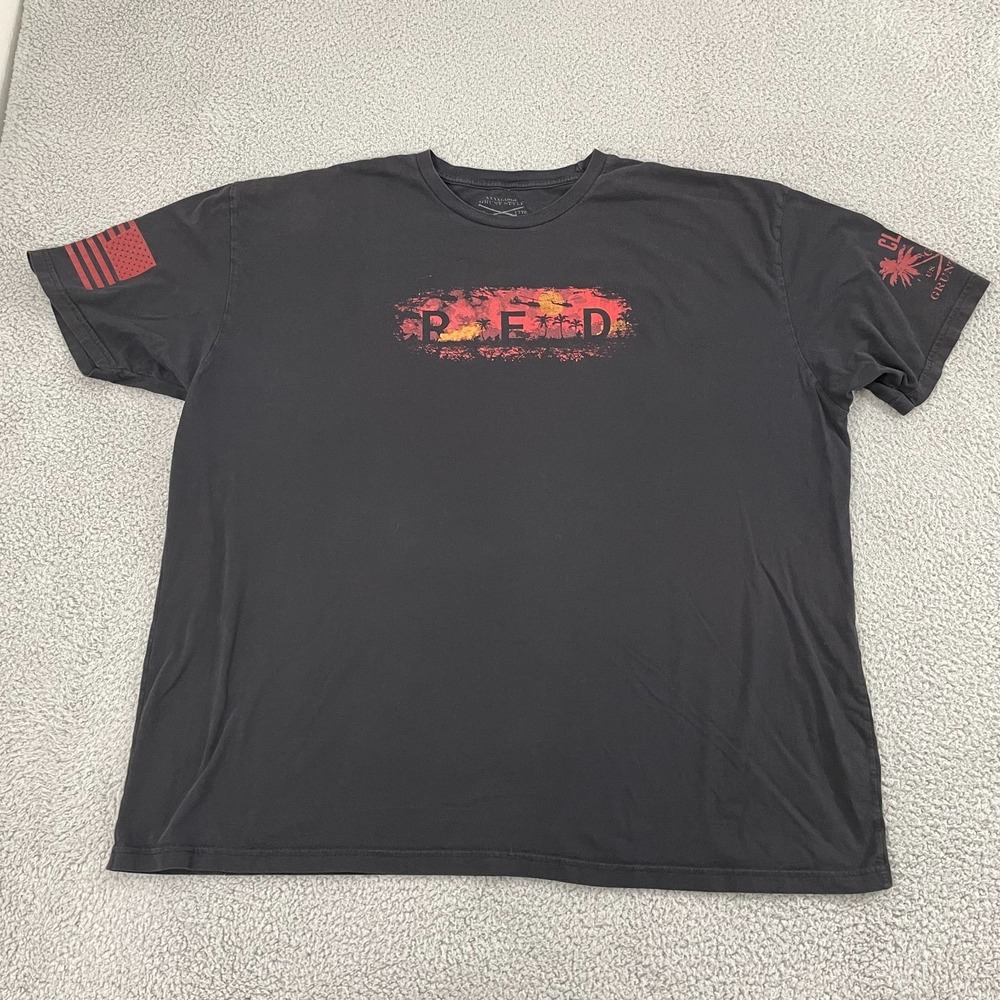 Grunt Style R.E.D‎ Shirt 4XL Black Remember Everyone Deployed Memorial Tee